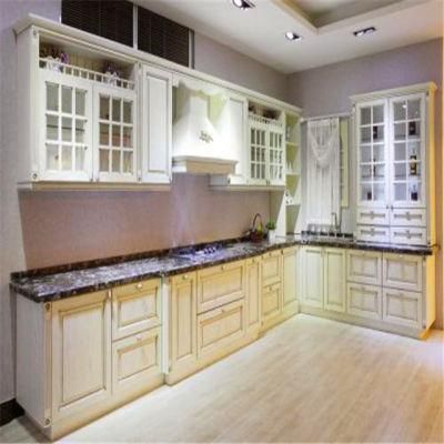 North American White Shaker Style Solid Wood Kitchen Cabinet