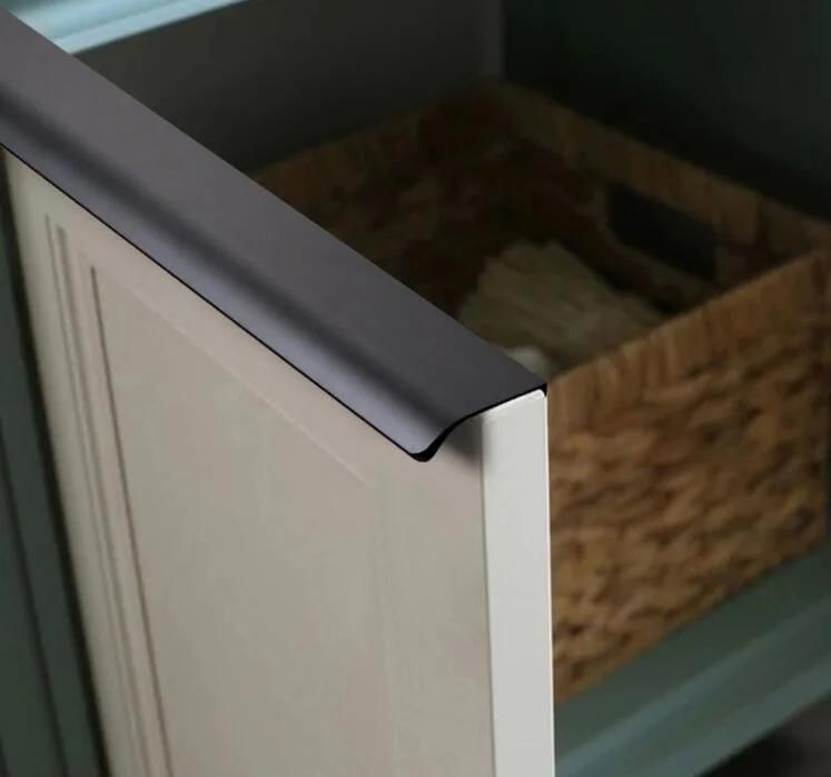 Simple Paperback Dark European Door Drawer Handle