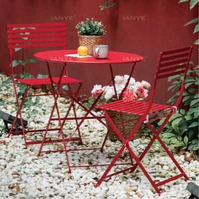 Living Room Furniture Durable Steel Folding Table and Chair Portable Banquet Furniture