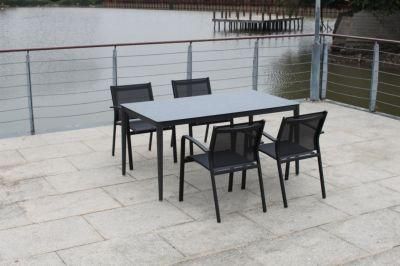 Foshan European OEM Cast Aluminum Patio Dining Set Outdoor Chair