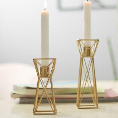 Valentine&prime; S Day Candlelight Dinner Props Metal Candlestick Ins Creative Single Head Candlestick