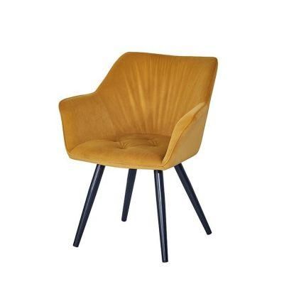 European Style Gold Leg OEM Color Furniture Dining Chair