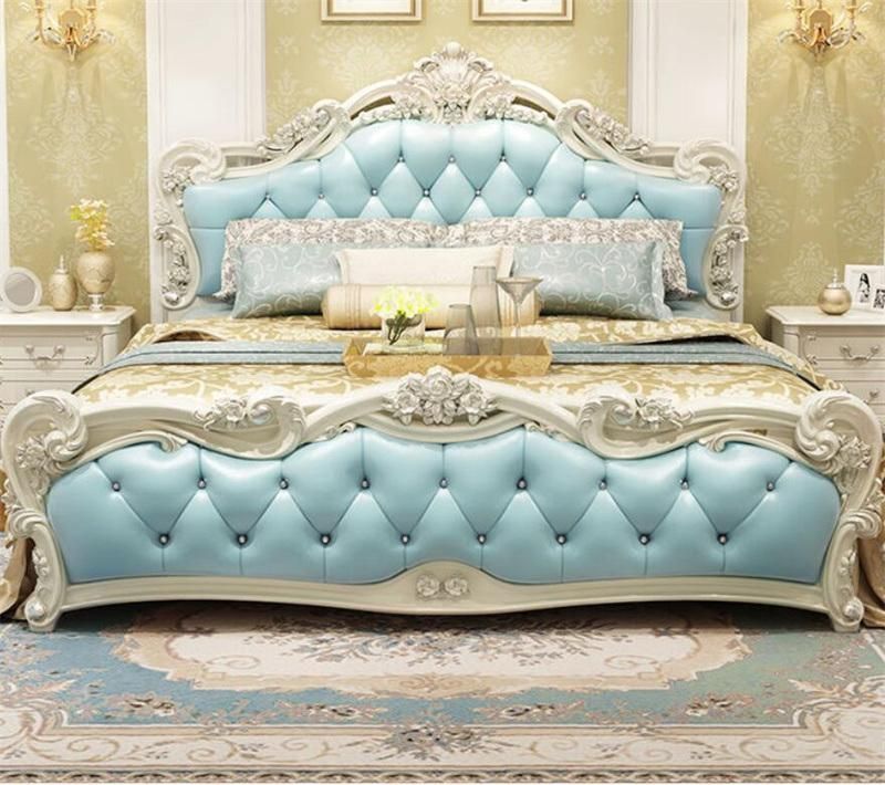 Factory Wholesale Double Bed European Bed