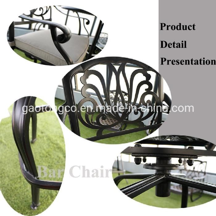 Aluminum Barbeque Table Chairs Furniture Outdoor