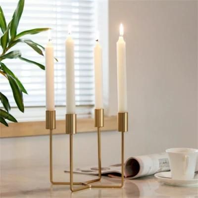 Candlestick Creative Nordic Romantic Candlelight Dinner Props Iron Candlestick Household Decoration