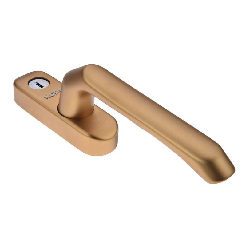 Hopo High Quality Aluminum Alloy Bronze Handle with Cylinder, Spindle 60mm