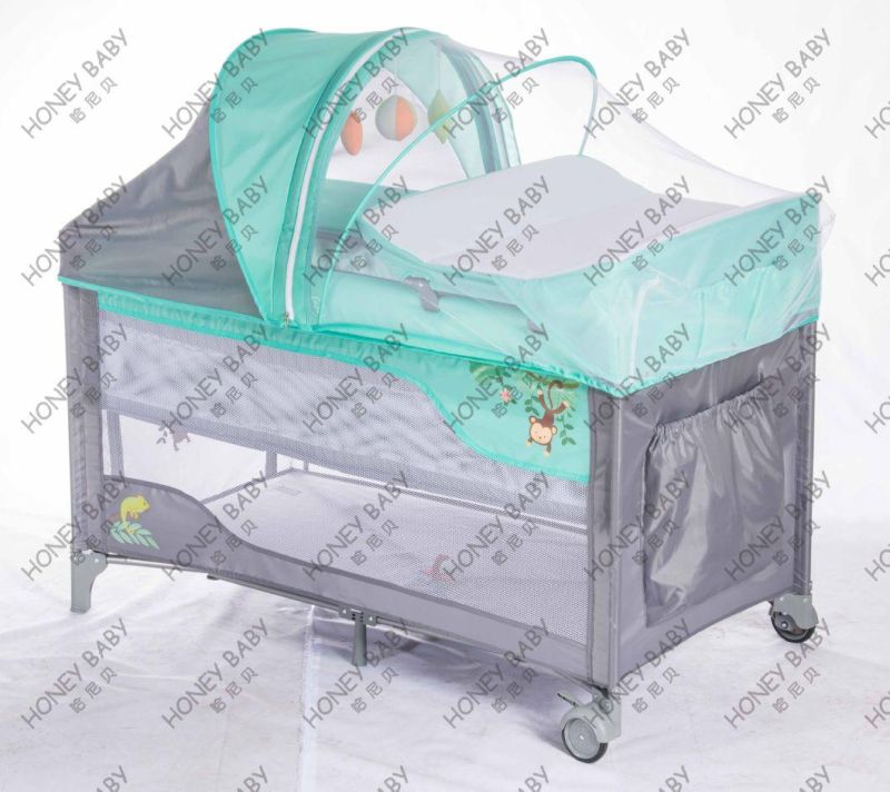 Multifunction Square Baby Travel Cot Folding Playpen Bed Baby Crib Bed Baby Cot Bed