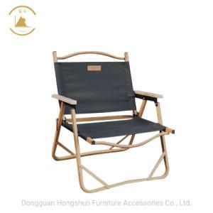 Facotry Direct Camping Portable Solid Wood Folding Chair