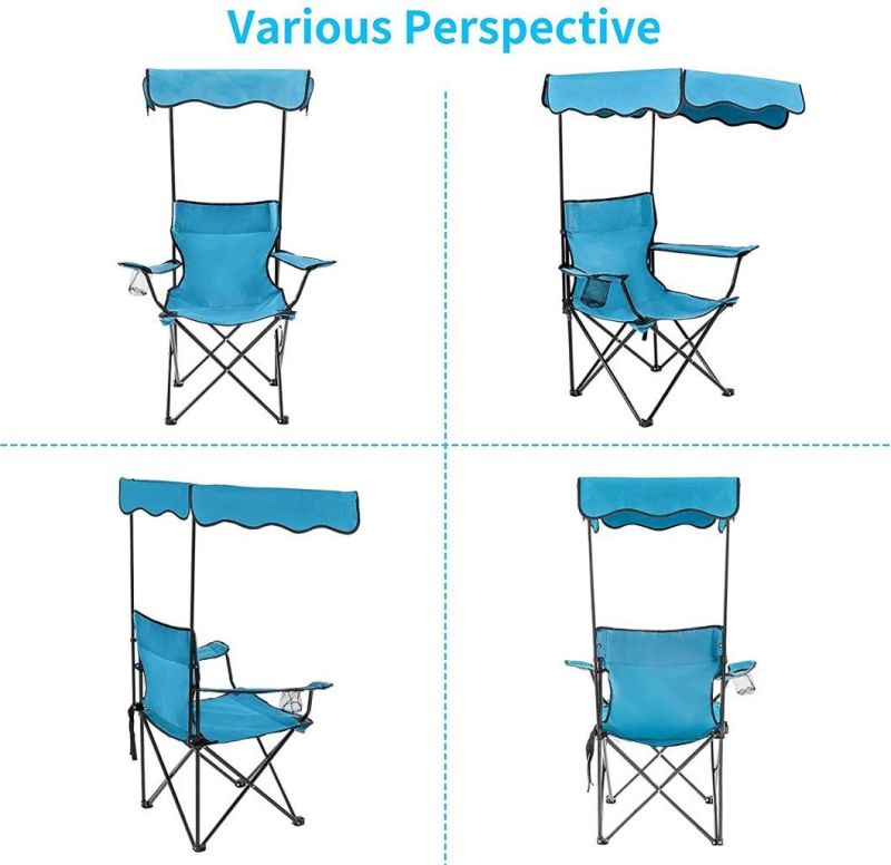 Hot Summer Folding Beach Chair with Canopy