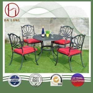 Leisure Cast Aluminium Metal Outdoor Patio Dining Garden Furniture Set
