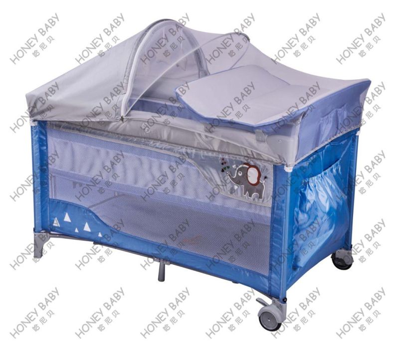 Luxury Baby Playpen /Hot Sale Travel Cot /Mosquito Net /Changing Table