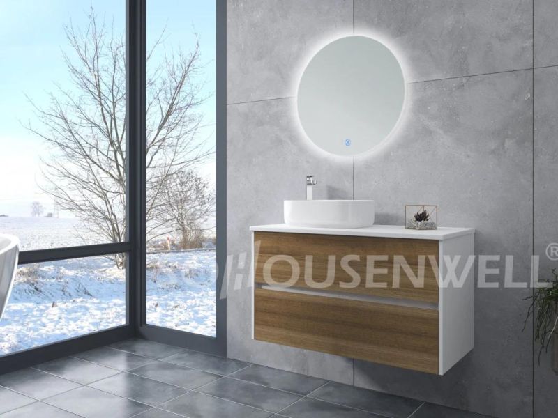 Light Luxury Nordic European Style Other Bathroom Furniture Wooden Bathroom Vanity