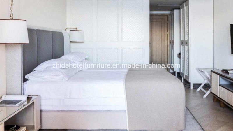 European Style Modern Headboard Hotel Modern Furniture Double Bed