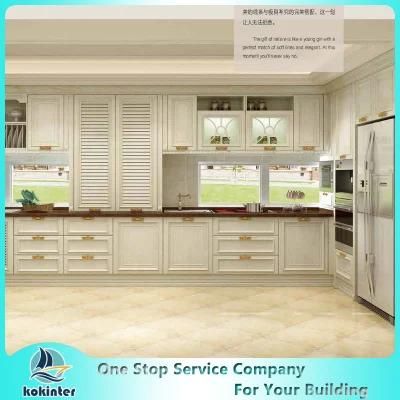 MDF/MFC/Plywood Particle Board European Kitchen Cabinets of Kok006