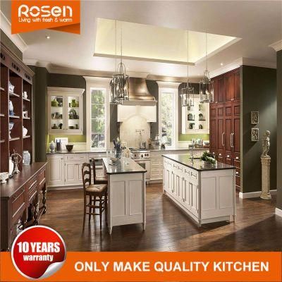 Classic European Style High Quality Solid Wood Modular Kitchen Cabinet