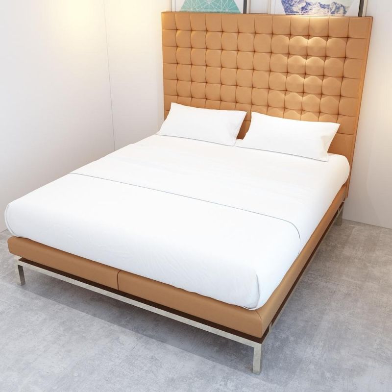 Leather Boss Bed High Back