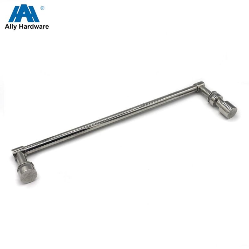 Modern T-Type Stainless Steel Glass Door Shower Handle