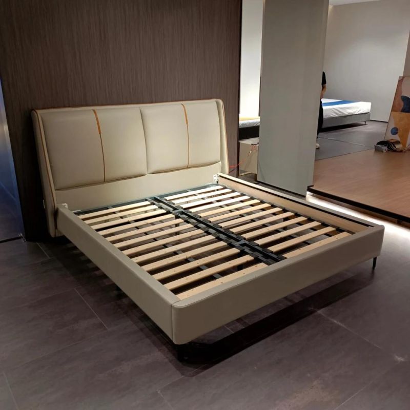 European Style Bed Wooden Bed High Density Foam Popular Bed