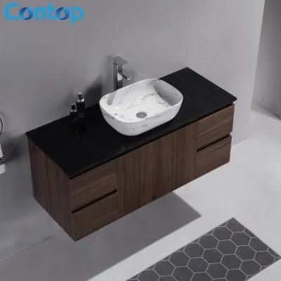 American Hot Selling Customized Solid Wood Modern Bathroom Vanity