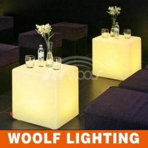 Outdoor Colorful LED Patio Garden Plastic Furniture