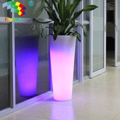 LED Indoor Flower Pot Modern Outdoor LED Flower Giant Flower Pot
