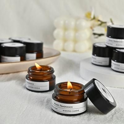 French Retro Ins Wind Scented Candle Black and White Fragrance Test Sample Bedroom Decoration Travel Dress with Hand Gift