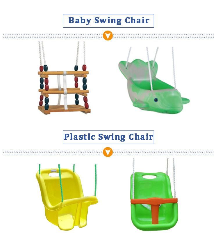 Garden Plastic Colorful Disc Swing Seats for Kids