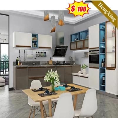Complete Set Elegant Modern Design Customized European Stylish L Shape Kitchen Cabinet