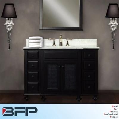 European Style Elegant Noble Shaker Solid Wood Cabinet for Bathroom