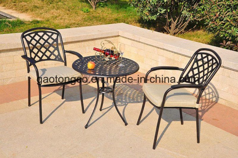 Bronze Black White Elizabeth European Style Heavy Duty Cast Aluminum Outdoor Garden Furniture