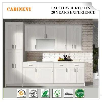 Modern Solid Wood Kitchen Cabinet for Industrial House in Shaker Style