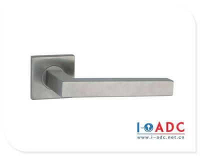 Modern Bedroom Stainless Steel American Standard Interior Door Handle Round Solid Hollow Tube Door Lever Handle