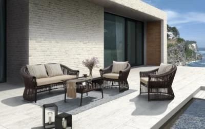 Aluminium High Quality PE Rattan Sofa Set Outdoor Furniture
