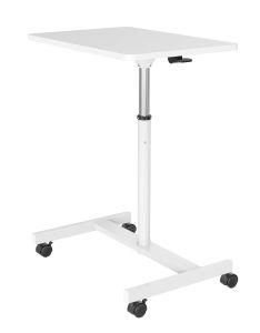 V-Mounts Height Adjustable Laptop Desk Sit and Stand Mobile Desk with Lockable Wheels Vm-Fds105A