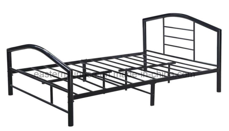 European Style Steel Metal Double Bed