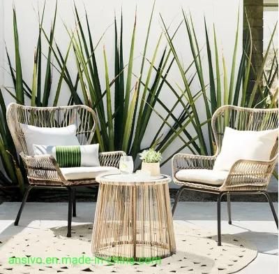 Ready to Ship Leisure Rattan Furniture Outdoor/Indoor Rattan Garden Furniture Rattan Sofa Set