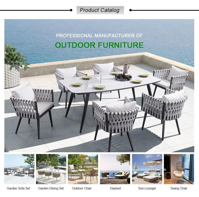 4PCS Alu Frame Rattan Wicker Tea Coffee Dining Table 4 Chairs Outdoor Furniture
