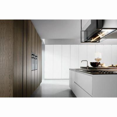 Modern Design High End White Color Lacquer Finish Custom Made Kitchen Cabinet Design