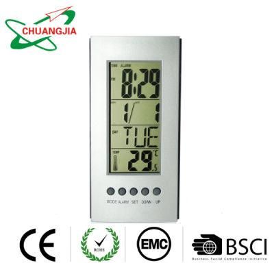 Cheap Desk Alarm Clock with Calendar Temperature for Home Decoration