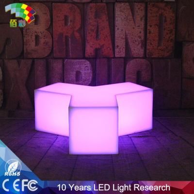 Multifunctional Luminous LDPE Cheap Nail LED Table