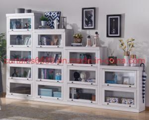 Solid Wood Bookcase / Bookcase with Glass Door / Storage Cabinet / Bookcase Living Room Landing//Sofa /Table /Chair Home Furniture
