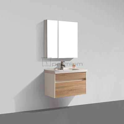 European Style Bathroom Vanity MDF Melamine Bathroom Wall Mounted Storage Cabinet