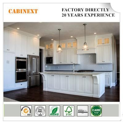 Factory Direct Modern Modular Solid Wood Kitchen Cabinets Wholesale