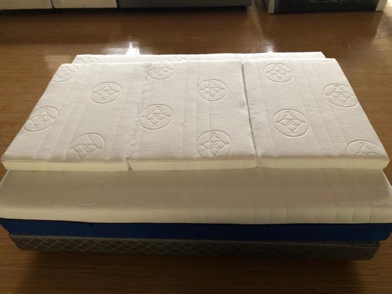 Folding Furniture with High Density Foam Zip Knitting Fabric Mattress