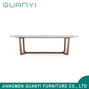 2020 European Marble Wooden Furniture Dining Room Table