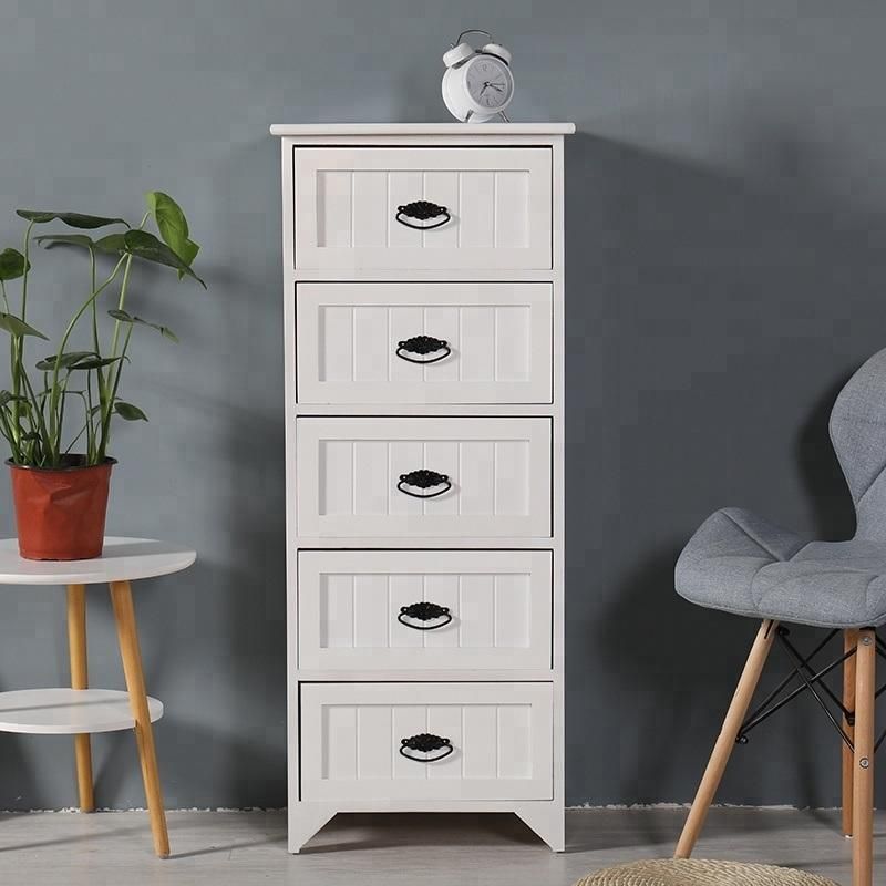 European White Storage Living Room Cabinet Bedroom Cabinet