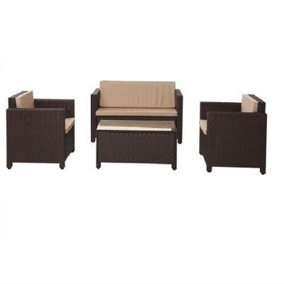 4PCS Brown Garden Classics Patio Furniture