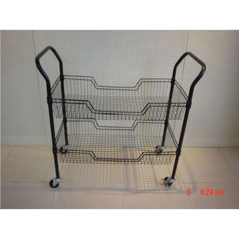 Foldable Metal Rack Kitchen Storage Shelves Spice Wire Mesh Basket Organizer/Layer Tier Utility Shelving TV Shelf