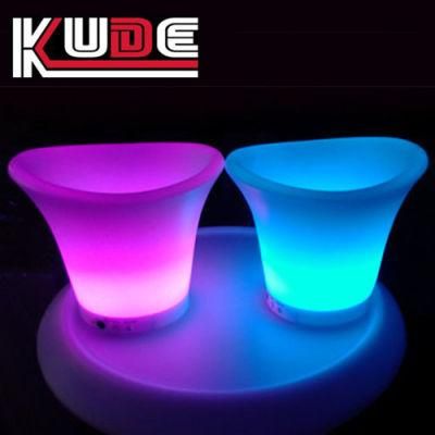 LED Illuminated Large Ice Bucket Bar Decoration Furnitures Design