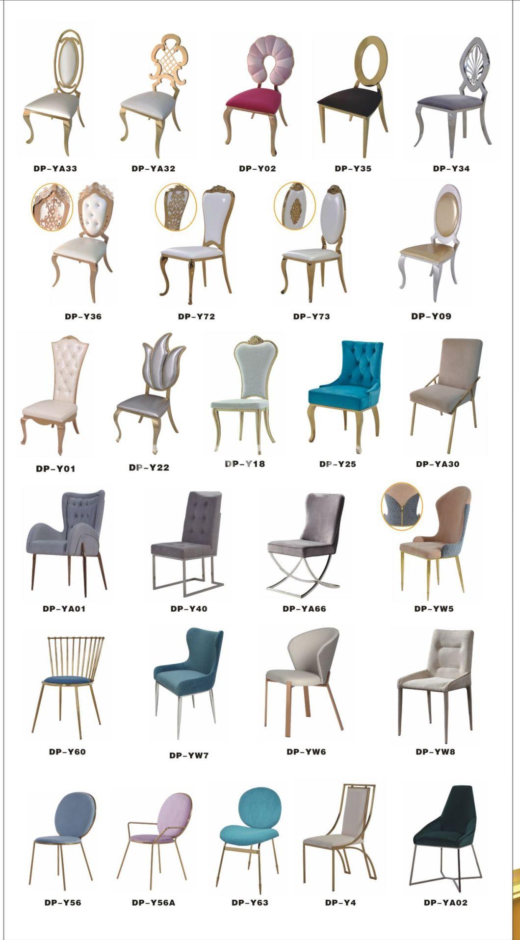 Popular Dining Chair Stainless Steel Leg Velvet Seats